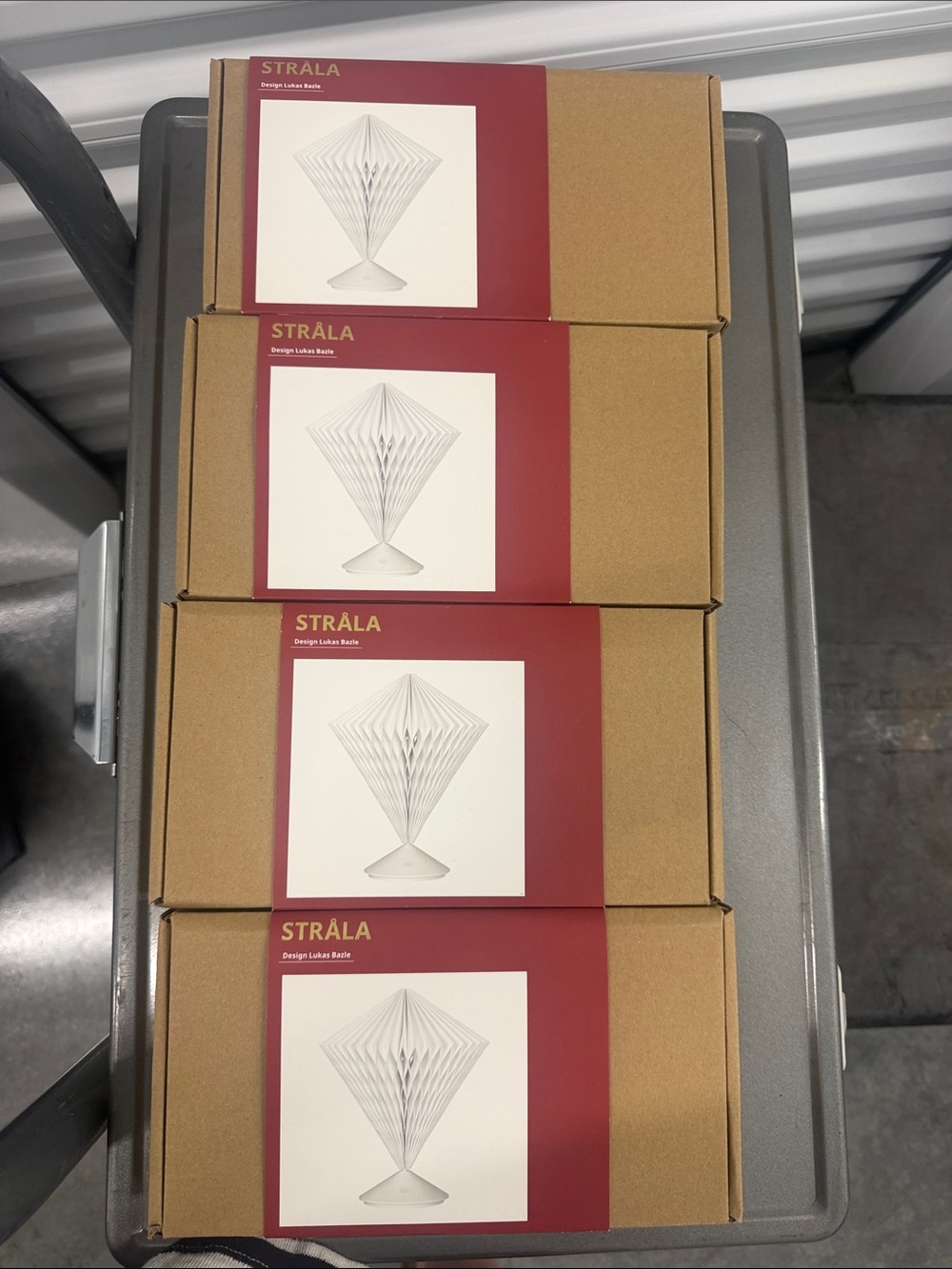 STRALA White Paper Table Lamp - White IKEA Christmas